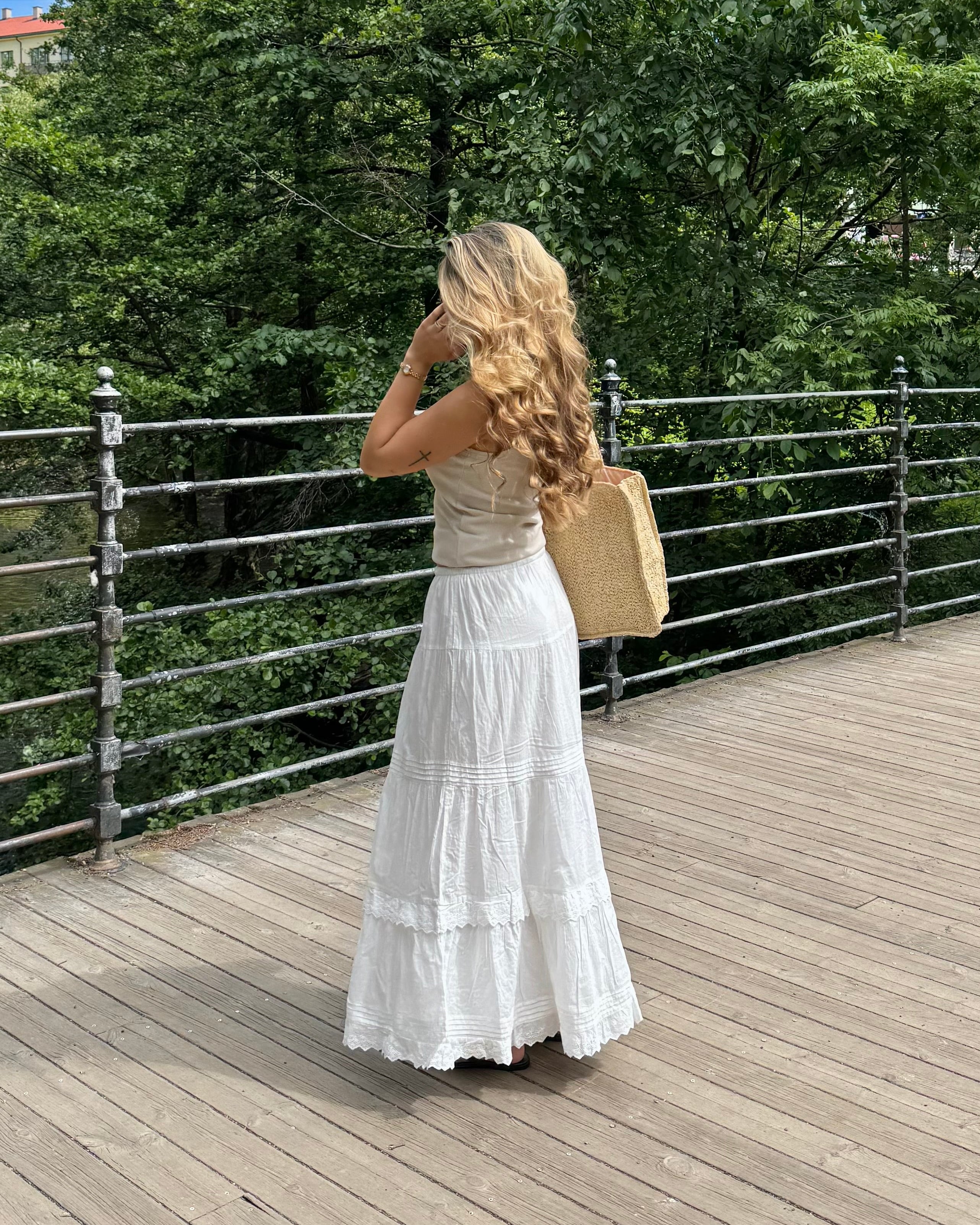 VMSANDY Long Skirt - Snow White